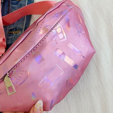 Поясна сумка рожева shine (615269612589) купити, ціна 198 грн, Фото 614