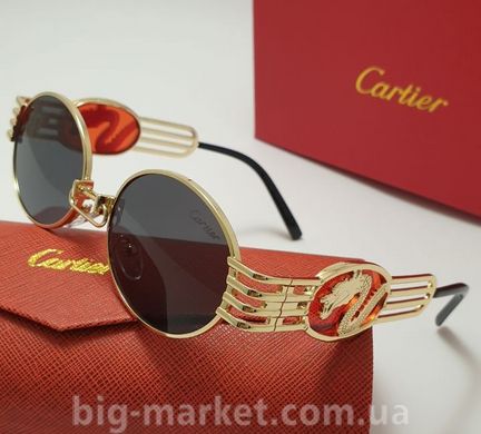 Очки Cartier 2156 Black Gold купить, цена 580 грн, Фото 18