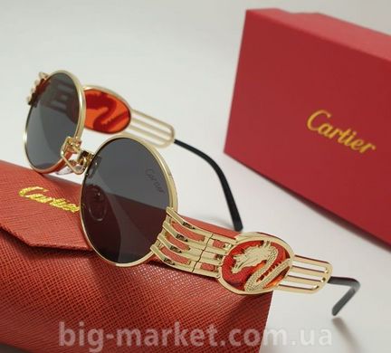 Очки Cartier 2156 Black Gold купить, цена 580 грн, Фото 48