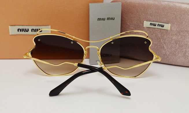 Очки Miu Miu SMU 56 RS 70E-1V1 Brown купить, цена 2 800 грн, Фото 46