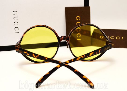 Очки Gucci 17154 Leo Yellow купить, цена 558 грн, Фото 23