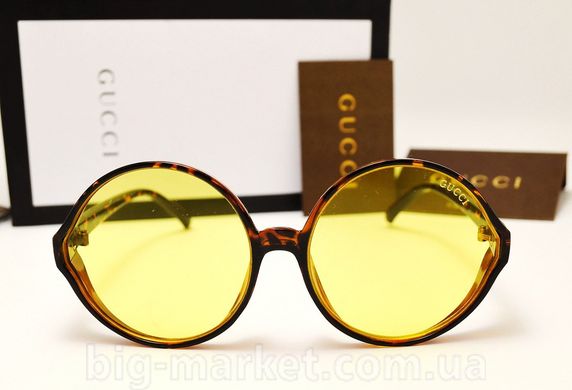 Окуляри Gucci 17154 Leo Yellow купити, ціна 558 грн, Фото 13