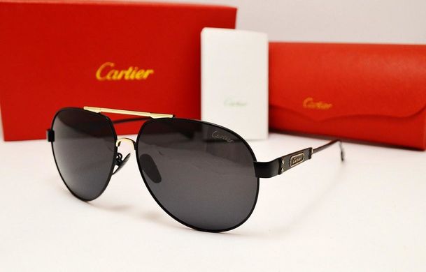 Очки Cartier 0725 Black купить, цена 936 грн, Фото 16