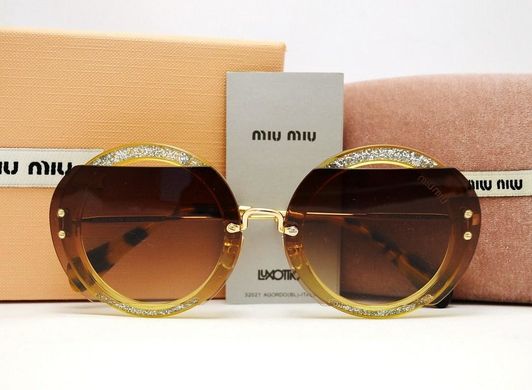 Очки Miu Miu Reveal Evolution SMU 06 S Brown-Leo купить, цена 2 800 грн, Фото 27