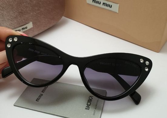 Очки Miu Miu Smu 05 черные купить, цена 620 грн, Фото 56