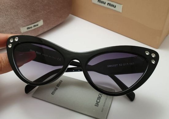 Очки Miu Miu Smu 05 черные купить, цена 620 грн, Фото 26