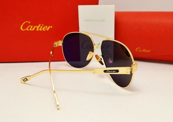 Окуляри Cartier 0725 Gold купити, ціна 936 грн, Фото 36