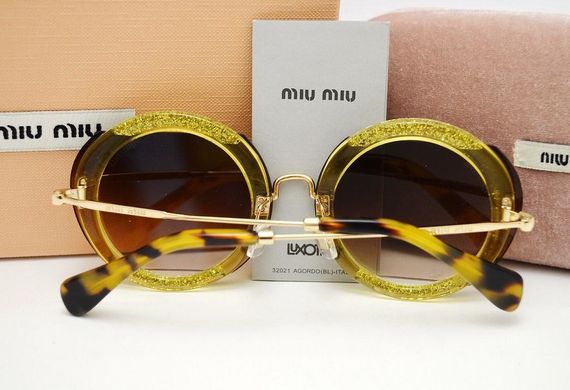 Очки Miu Miu Reveal Evolution SMU 06 S Brown-Leo купить, цена 2 800 грн, Фото 37