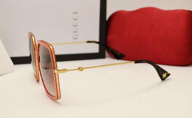 Окуляри Gucci GG 0106 Red купити, ціна 2 800 грн, Фото 24