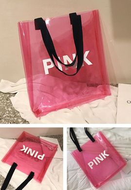 Силіконова сумка шоппер рожева Pink (591846261643) купити, ціна 382 грн, Фото 26