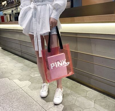 Силиконовая сумка шоппер розовая Pink (591846261643) купить, цена 382 грн, Фото 66