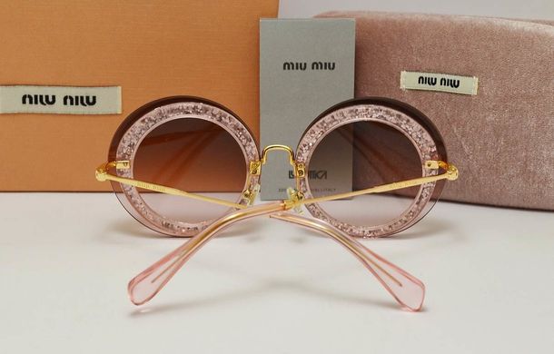 Окуляри Miu Miu SMU 55 R 10R UEU-1E2 Pink купити, ціна 2 800 грн, Фото 56