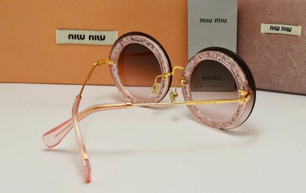 Окуляри Miu Miu SMU 55 R 10R UEU-1E2 Pink купити, ціна 2 800 грн, Фото 26