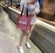 Силиконовая сумка шоппер розовая Pink (591846261643), Фото 5 6 - Бигмаркет
