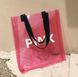 Силиконовая сумка шоппер розовая Pink (591846261643), Фото 1 6 - Бигмаркет