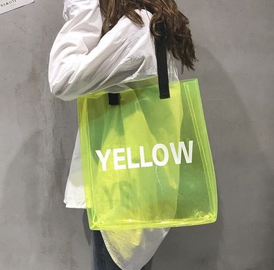 Силіконова сумка шоппер жовта Yellow (591846261643) купити, ціна 382 грн, Фото 34