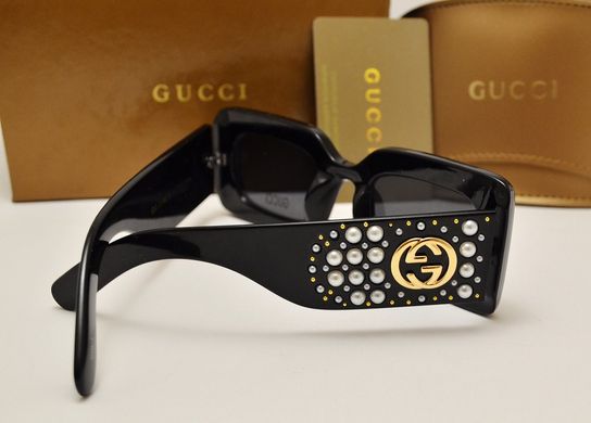Окуляри Gucci 0146 S Black купити, ціна 510 грн, Фото 24