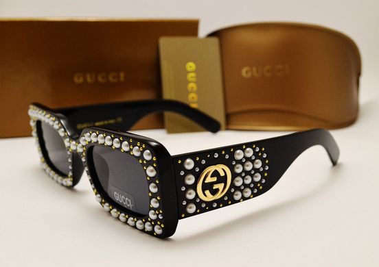 Окуляри Gucci 0146 S Black купити, ціна 510 грн, Фото 34