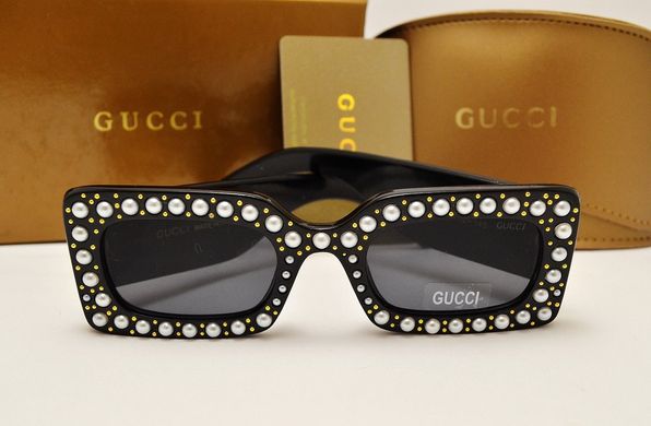 Окуляри Gucci 0146 S Black купити, ціна 510 грн, Фото 44