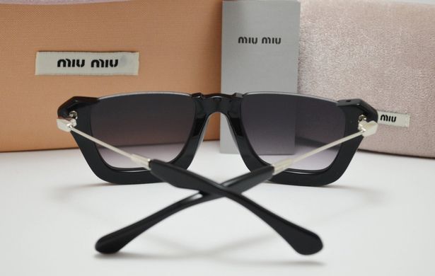 Окуляри Miu Miu SMU 21 NS Black купити, ціна 2 800 грн, Фото 46
