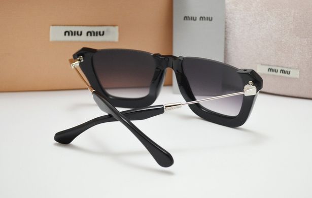 Окуляри Miu Miu SMU 21 NS Black купити, ціна 2 800 грн, Фото 36