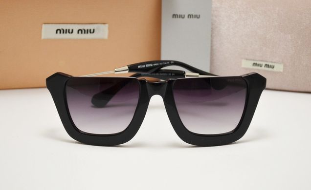 Окуляри Miu Miu SMU 21 NS Black купити, ціна 2 800 грн, Фото 26