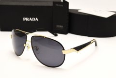 Очки Prada SPR 29 N Black-Gold купить, цена 992 грн, Фото 15