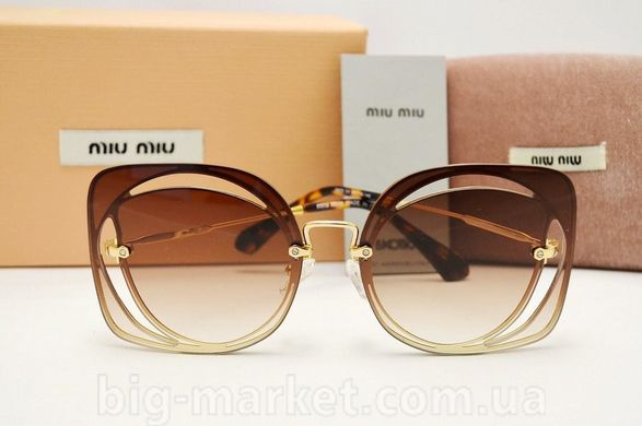 Очки Miu Miu Smu 54 S Brown купить, цена 1 836 грн, Фото 46