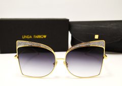Окуляри Linda Farrow LF 813 Lux Gray купити, ціна 2 800 грн, Фото 14