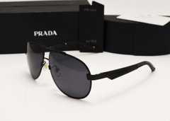 Окуляри Prada SPR 29 N Black купити, ціна 992 грн, Фото 15
