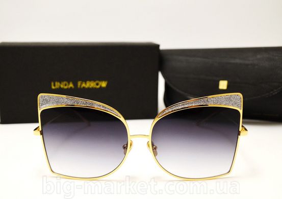 Окуляри Linda Farrow LF 813 Lux Gray купити, ціна 2 800 грн, Фото 14