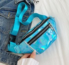 Поясная сумка глянцевая голубая (615268752295) купить, цена 158 грн, Фото 16
