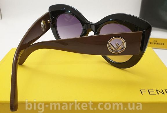 Очки Fendi 0306 Black-Brown купить, цена 570 грн, Фото 45