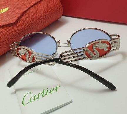 Очки Cartier 2156 Blue silver купить, цена 580 грн, Фото 27