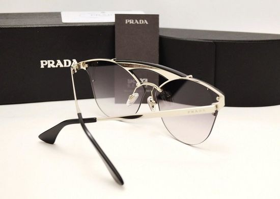 Окуляри Prada SPR 69 TS Silver купити, ціна 2 800 грн, Фото 46