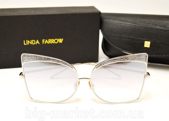 Очки Linda Farrow LF 813 Lux Mirror-Silver купить, цена 2 134 грн, Фото 44