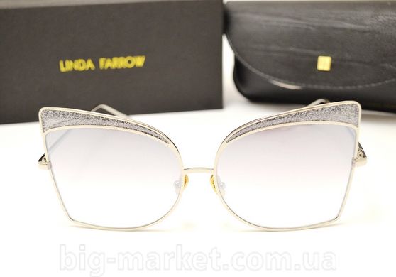 Окуляри Linda Farrow LF 813 Lux Mirror-Silver купити, ціна 2 800 грн, Фото 14