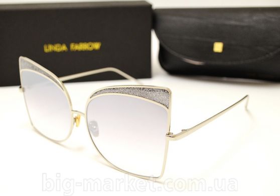Окуляри Linda Farrow LF 813 Lux Mirror-Silver купити, ціна 2 800 грн, Фото 24