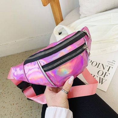 Поясная сумка глянцевая розовая (615268752295) купить, цена 199 грн, Фото 59