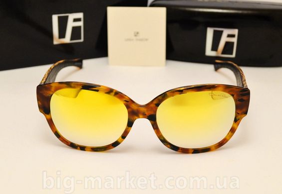 Окуляри Linda Farrow Lux LF 532 Leo Yellow купити, ціна 2 800 грн, Фото 25
