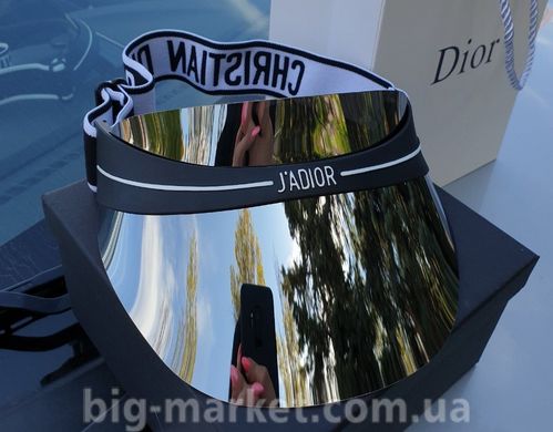 Козырек от солнца Dior Club 1 Visor (зеркально-серый) купить, цена 850 грн, Фото 77