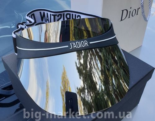 Козырек от солнца Dior Club 1 Visor (зеркально-серый) купить, цена 850 грн, Фото 47