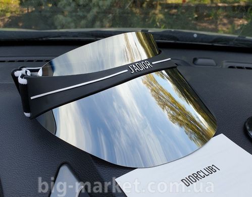 Козырек от солнца Dior Club 1 Visor (зеркально-серый) купить, цена 850 грн, Фото 67