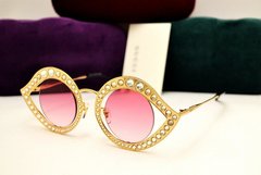Окуляри Gucci GG 0046 Pink купити, ціна 2 808 грн, Фото 16