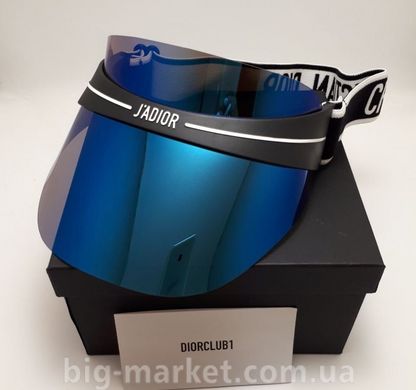 Козырек от солнца Dior Club 1 Visor (зеркально-синий) купить, цена 850 грн, Фото 26