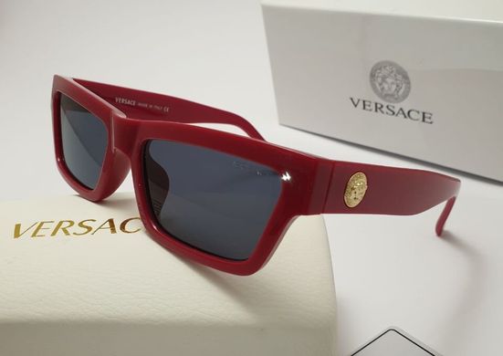 Окуляри Versace 4362 червоні купити, ціна 560 грн, Фото 55