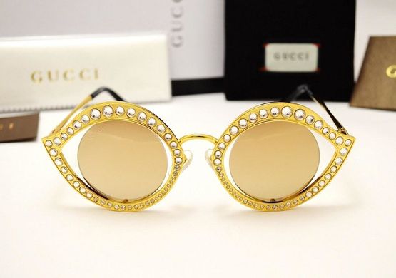 Очки Gucci GG 4287/S Gold-Mirror купить, цена 4 332 грн, Фото 56