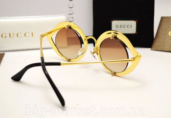 Окуляри Gucci GG 4287/S Gold-Mirror купити, ціна 4 332 грн, Фото 36