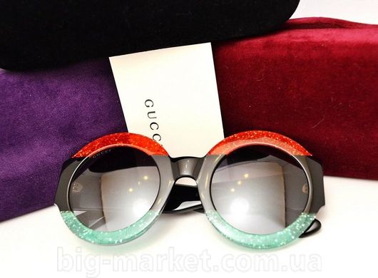 Окуляри Gucci GG 0084/S Red-Green купити, ціна 3 120 грн, Фото 36