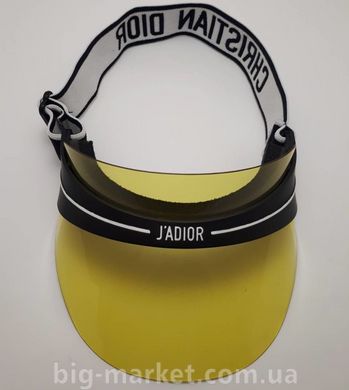 Козирок від сонця Dior Club 1 J'adior Visor (жовтий) купити, ціна 850 грн, Фото 36